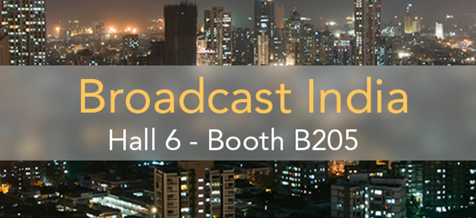 Discover our graphics solutions at Broadcast India